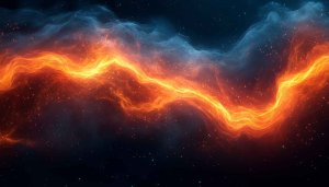 Orange Nebula Cosmic Clouds Galaxy 4K Desktop Wallpaper Free