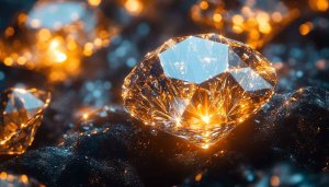 Diamond Gemstone Sparkle Luxury Desktop Backgrounds, Free Jewelry Mobile Wallpaper