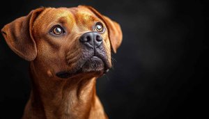 Rhodesian Ridgeback Dog Portrait Wallpaper: Cute Mobile Background