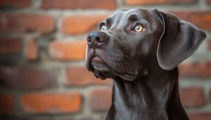 Brown Labrador Retriever Dog Portrait Free Mobile Wallpaper Background