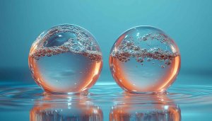 Abstract Water Bubbles 4K Desktop Background, Mobile Wallpaper, Liquid Art