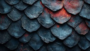 Dragon Scales Texture Background, Fantasy Armor 4K Desktop Wallpaper