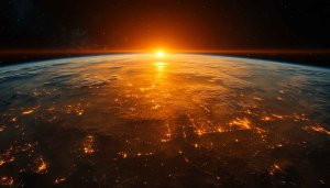 Earth Sunrise Space View Mobile Wallpaper Free 4K Background