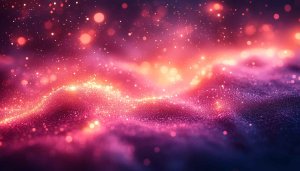 Glowing Pink Galaxy Space Dust 4K Desktop Wallpaper