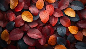 Autumn Leaves Mobile Wallpaper: Free Fall Foliage Desktop Background