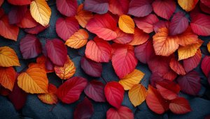 Autumn Leaves Wallpaper: Free Red, Orange, and Yellow Background