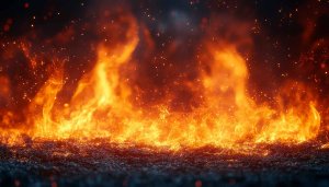 Intense Fire Flames Mobile Wallpaper 4K Phone Background Free