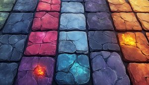 Colorful Stone Tiles Texture 4K Desktop Background Rock Mobile Wallpaper