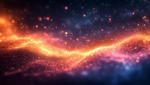 Abstract Universe Particles 4K Desktop Background Space Galaxy Wallpaper