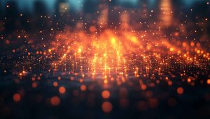Glowing Orange Bokeh Lights Abstract 4K Desktop Mobile Wallpaper