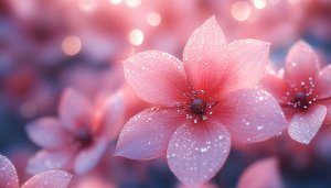 Pink Flower Wallpaper 4K - Elegant Desktop and Mobile Background