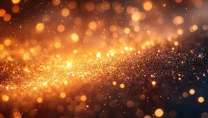 Sparkling Golden Bokeh Lights 4K Desktop Background Free Wallpaper