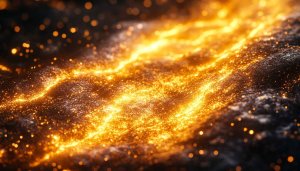 Golden Abstract Glitter Background Wallpaper 4K for Desktop and Mobile