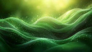 Green Abstract Waves 4K Desktop Background Emerald Mobile Wallpaper