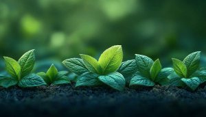 Green Leaf Plant 4K Desktop Background Nature Mobile Wallpaper