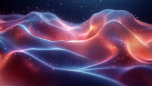 Abstract Colorful Glowing Waves Art 4K Desktop Wallpaper Background