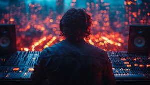 Music Producer Sound Engineer Studio 4K Desktop Background Wallpaper