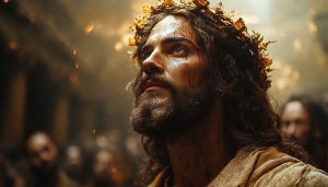 Jesus Christ Crown of Thorns Mobile Background Wallpaper