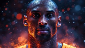 Kobe Bryant Portrait Art 4K Wallpaper For Desktop Mobile Backgrounds