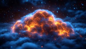 Glowing Cloud Formation Wallpaper 4K Desktop Background for Free