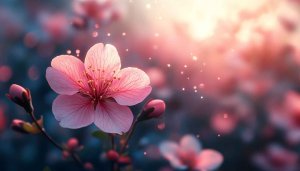 Sakura Pink Blossom 4K Wallpaper Spring Floral Desktop Background