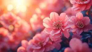Pink Flower Blossoms Wallpaper For Desktop Background and Mobile Screens