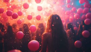 Party Balloons Celebration 4K Desktop Background Event Mobile Wallpaper