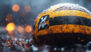 Wet Ball 4K Desktop Wallpaper, Raindrops Mobile Backgrounds