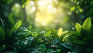 Lush Green Forest Scenery for Desktop Background 4K Wallpaper