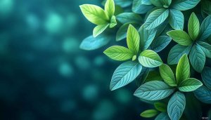Green Leaves Plant Mobile Background - Free Botanical Desktop Wallpaper