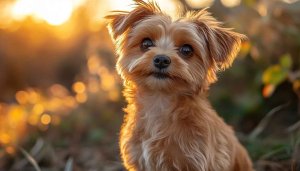 Cute Dog Puppy Wallpaper, Golden Hour, Mobile Desktop Background