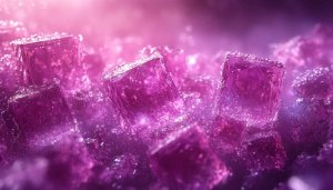 Crystals Amethyst Purple Aesthetic Mobile Backgrounds Wallpaper Free