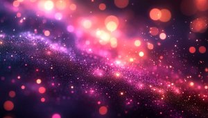 4K Pink Purple Bokeh Sparkle Galaxy Mobile Phone Wallpaper