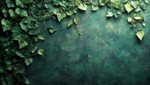 Green Ivy Texture Wallpaper, 4K Mobile Background, Botanical Wall Art
