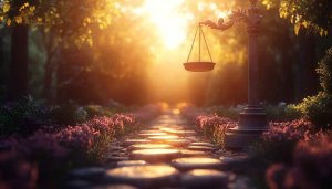 Golden Path Park 4K Desktop Background | Free Mobile Wallpaper