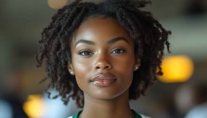 Stunning Afro-American Woman Portrait Free Mobile Wallpaper Backgrounds 4K