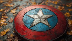 Captain America Shield 4K Desktop Background Marvel Superhero Wallpaper