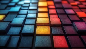 Abstract Colorful Cubes 4K Desktop Background Free Tech Wallpaper