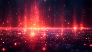 Red Sparkle Lights 4K Background | Free Desktop Wallpaper