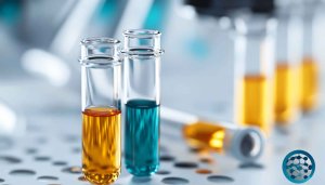 Laboratory Beakers 4K Wallpaper, Medical Science Desktop Background