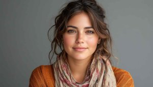 Beautiful Girl Portrait Mobile Wallpaper Aesthetic Background Free Image