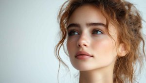 Beautiful Girl Portrait Mobile Wallpaper Aesthetic Background Art Free