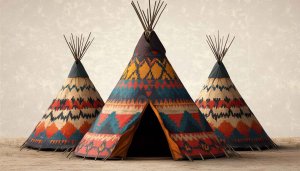 Tipi Village 4K Desktop Wallpaper Native American Tent Backgrounds