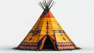 Free American Indian Teepee Wallpaper for Desktop Background