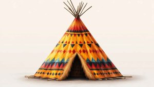 Tipi Tent Wallpaper - Native American Tent Desktop Background
