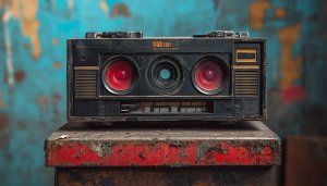 Vintage Camera Style Gadget Free Mobile Wallpaper and Desktop Background