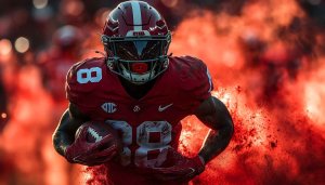 Alabama Crimson Tide Football Player 4K Desktop Mobile Wallpaper