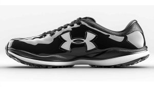 Under Armour Shoe Glossy Black Mobile Wallpaper Free