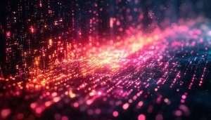 Abstract Glowing Particle Flow 4K Desktop Wallpaper, Free Mobile Background