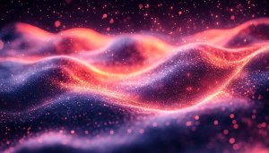 Sparkling Galaxy Red Blue Nebula Mobile Wallpaper Free 4K